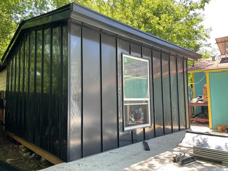 Black standing seam metal wall panels for Metal Roof Installation in Drexel Heights