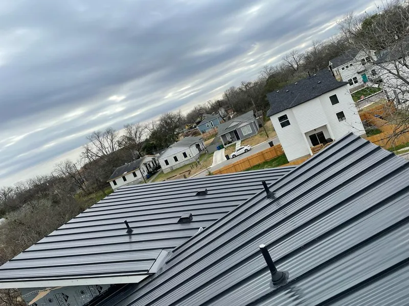 Standing seam metal roof panels with vents for Skylight Repair in Drexel Heights